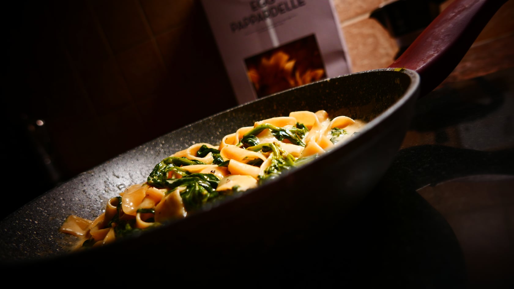 Pappardelle in a Grana and Nutmeg Cream Sauce